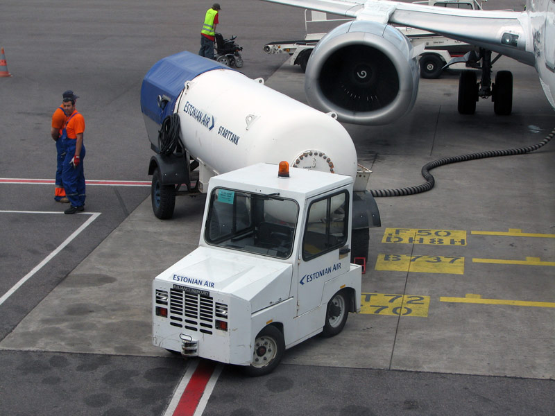 Rollfeld Flughafen Tallinn