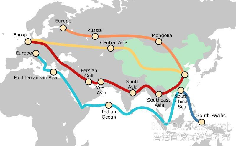 Route neue Seidenstraße China EU