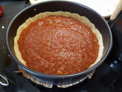 Marmelade auf dem Kuchen