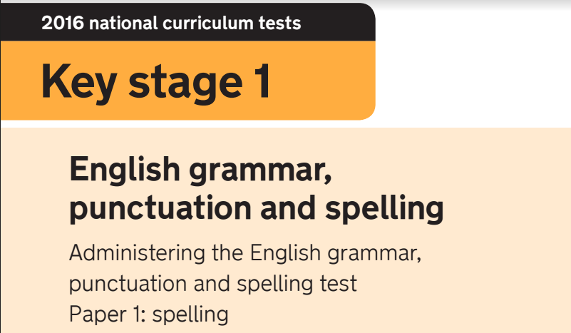 national curriculum test