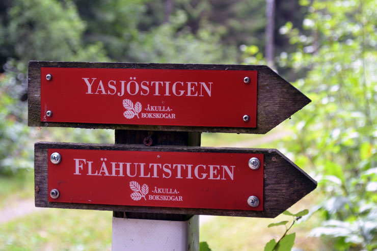 Wanderwege (Åkulla, Schweden)