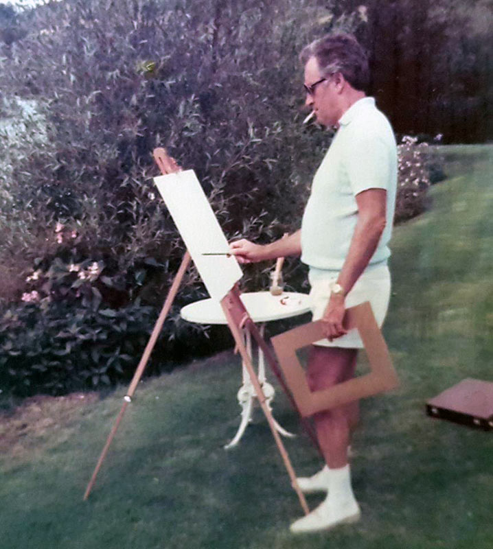 William Kelly als Maler