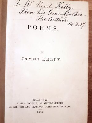 To W. Reid Kelly. From his Grandfather - The Author