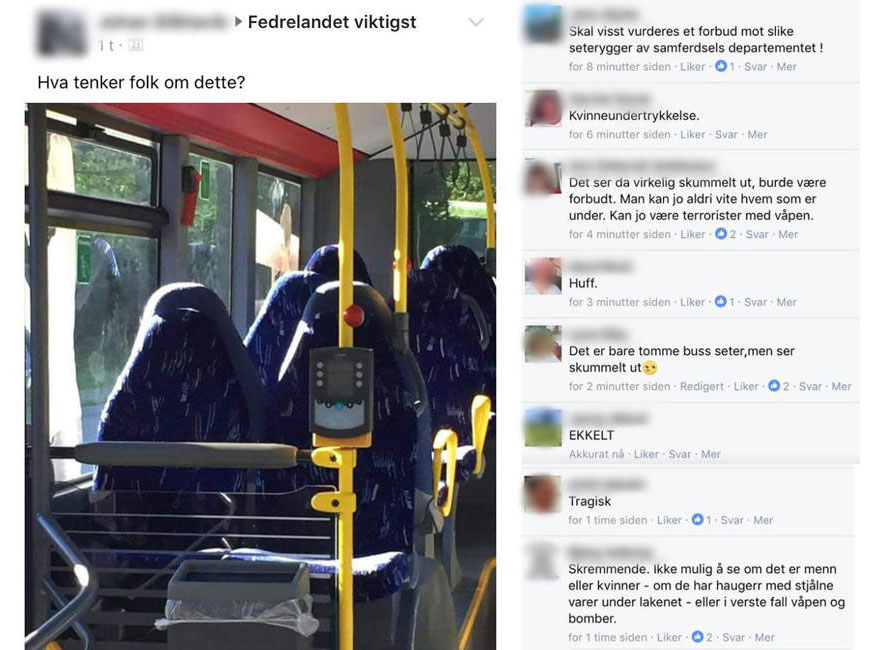 Leere Bussitze und die Reaktionen