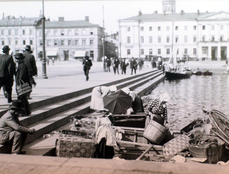 Ansicht Helsinki am Hafen