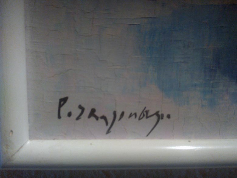 Signatur eines finnischen Malers