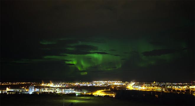 Nordlichter Reykjavik