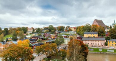 Stadt Porvoo in Finnland