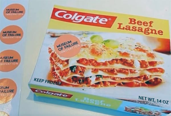 Colgate Lasagne, Museum of Failure
