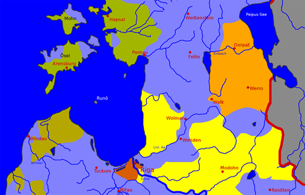 Geschichte Livland Mittelalter