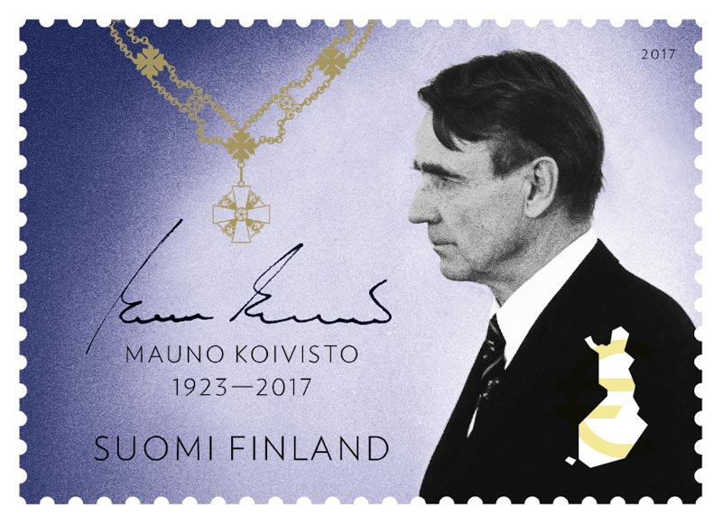 Mauno Koivisto Gedenkbriefmarke