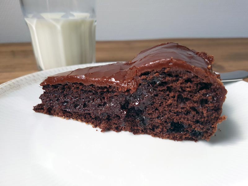 Schokoladenkuchen nach Rezept für Skúffukaka