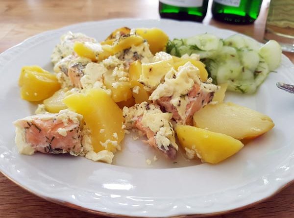 Dänischer Lachs Kartoffelauflauf Rezept