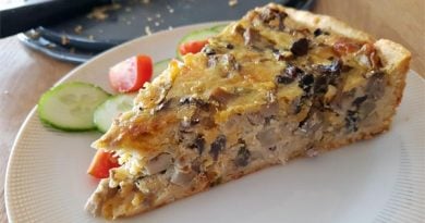 Pilzkuchen Rezept