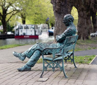 Patrick Kavanagh Denkmal am Grand Canal, Dublin