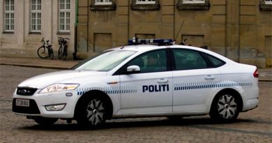 Polizeiauto Dänemark Kopenhagen