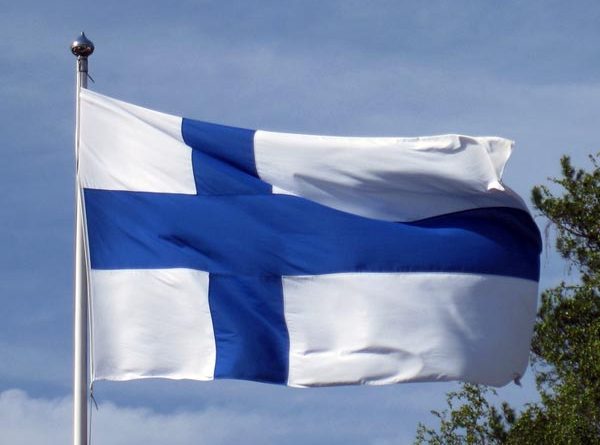 Finnland Flagge Fahne