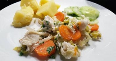 Fisch in Milch gegart Rezept Litauen