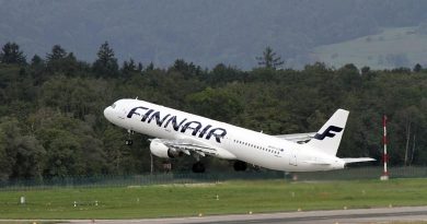 Finnair-Maschine hebt ab
