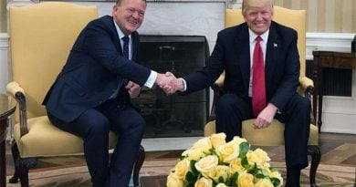 Twitter Lars Løkke Rasmussen und Donald Trump