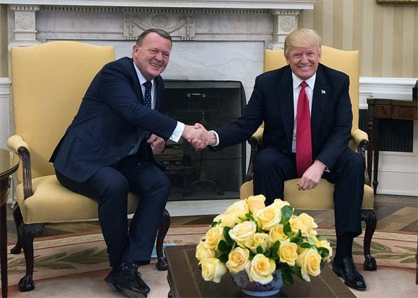 Twitter Lars Løkke Rasmussen und Donald Trump