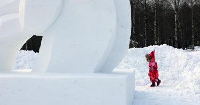 Schneeskulpturen 1. Baltic Snow Call in Oulu