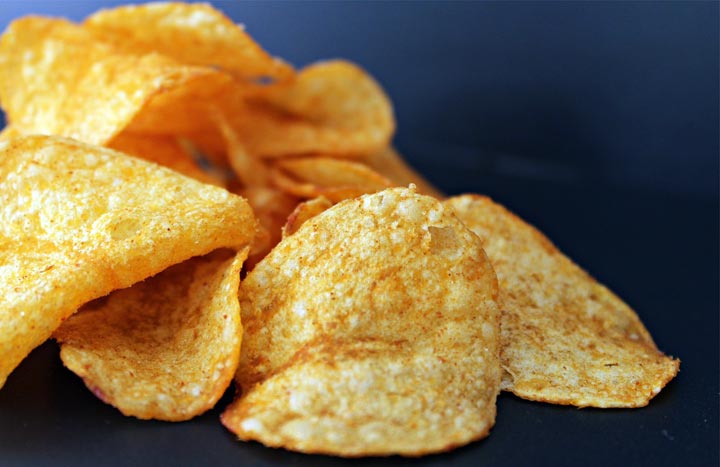 Irische Erfindung Kartoffelchips mit Geschmack