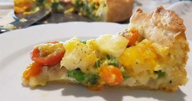 Rezept Gemüsekuchen mit Blauschimmelkäse