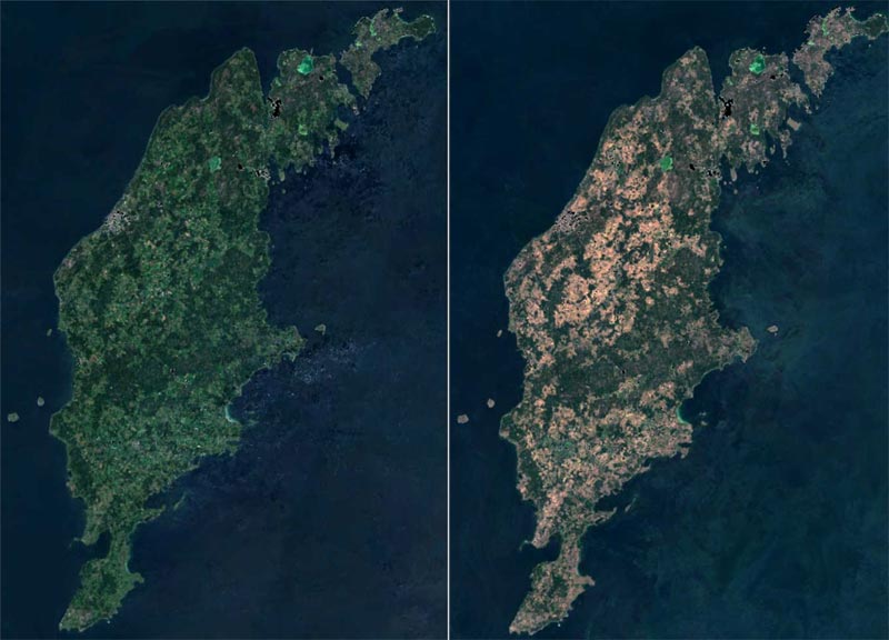 Satellitenbild Gotland