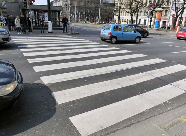 Litauen Fußgänger Sicherheit im Straßenverkehr