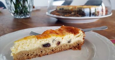 Käsekuchen Rosinen Rezept