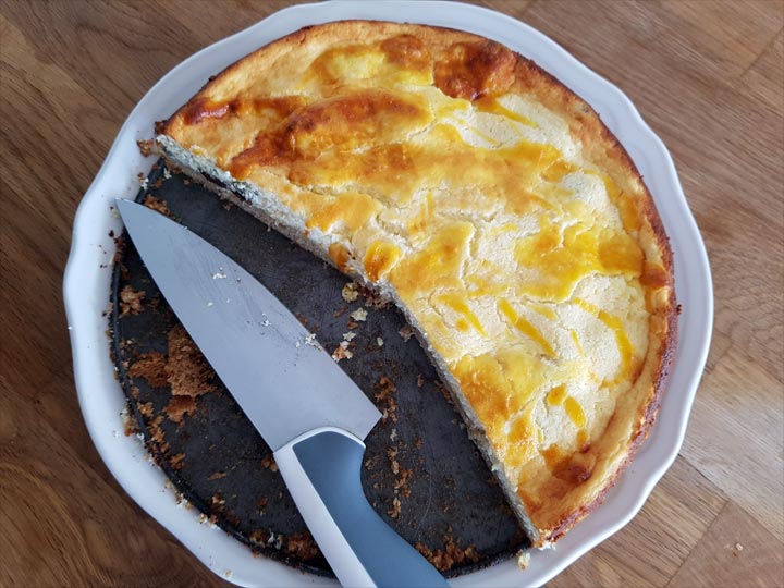 Käsekuchen mit Hüttenkäse – Rezept aus Lettland | NORDISCH.info