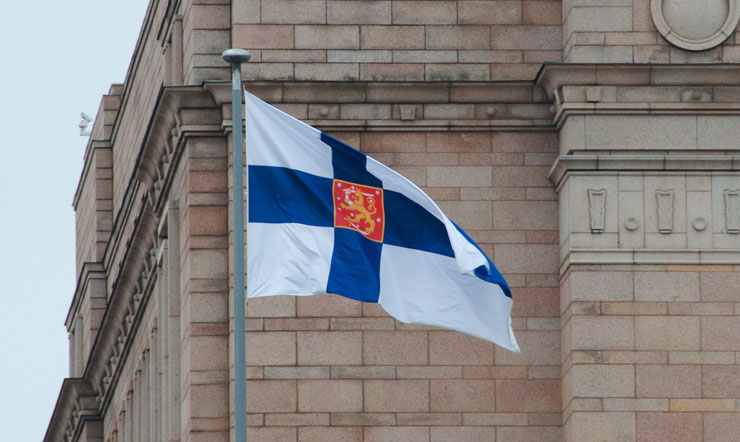 Staatsflagge Finnland