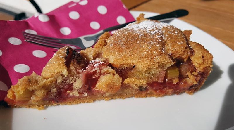 Erdbeerkuchen Rhabarberkuchen Rezept