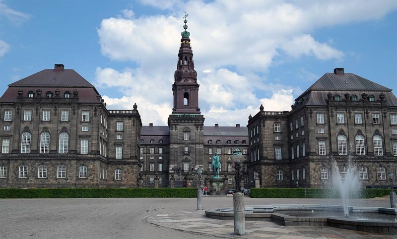 Parlament Dänemark Schloss Christiansborg