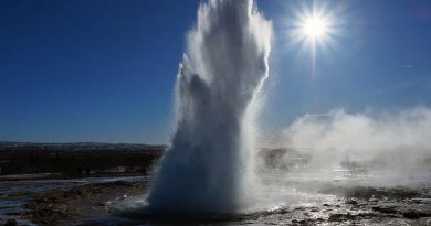 Naturschutz Geysir Strokkur