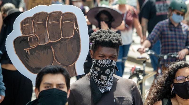 Black lives matter Demo Norwegen