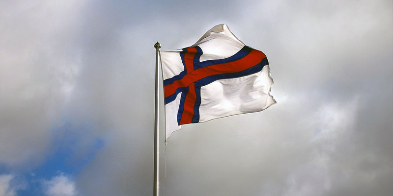 Färöer Sprache Flagge