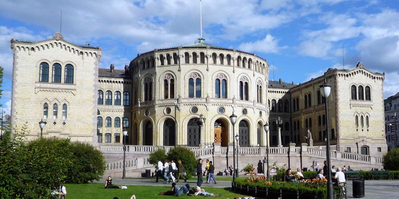 Storting Sitz Parlament Norwegen