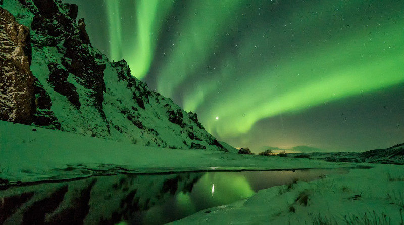 Nordlicht Island Polarlicht