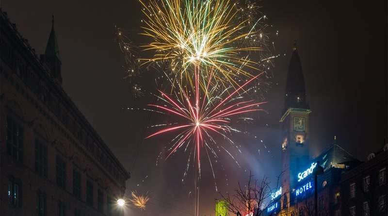 Silvester Dänemark Feuerwerk Kopenhagen