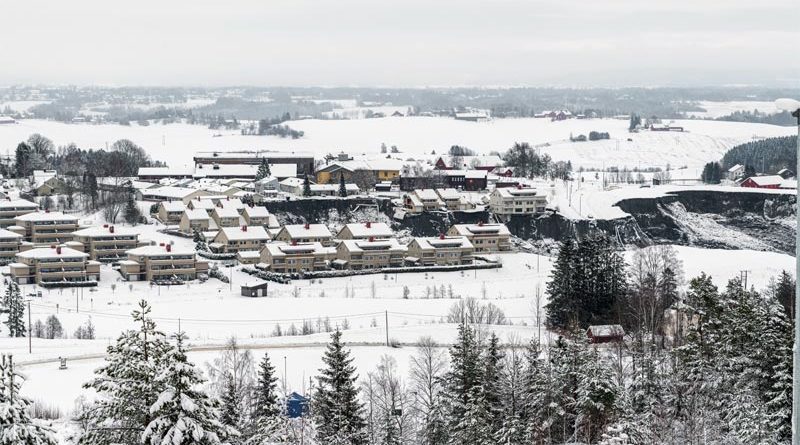 Erdrutsch Ask Norwegen