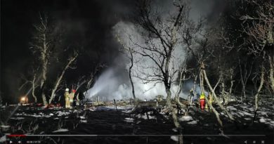 Brand Norwegen Lofoten