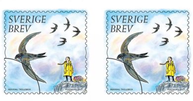 Briefmarke Greta Thunberg Schweden