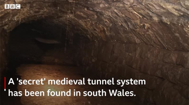 Mittelalter Tunnel Wales