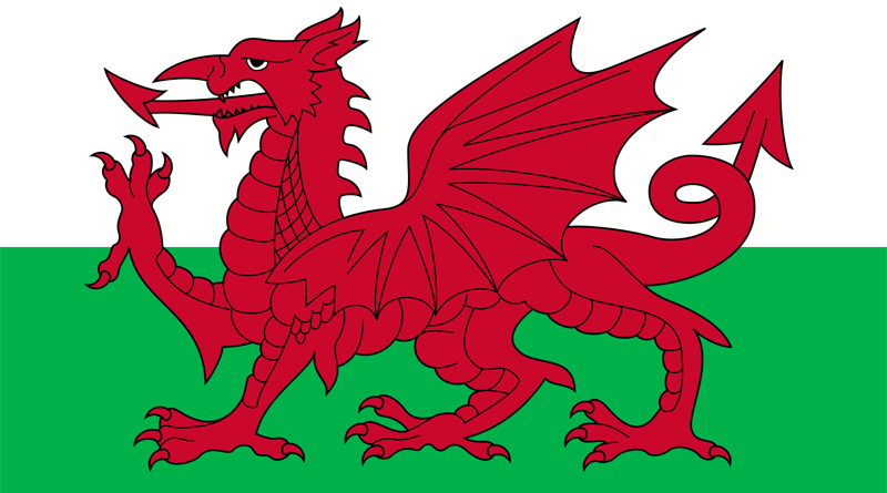 Flagge Wales