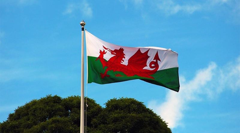 Wales Flagge