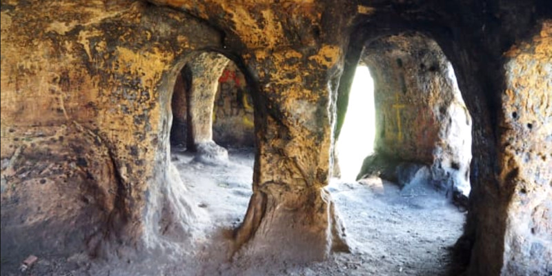 archaeologie anchor church caves