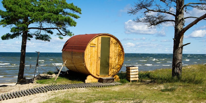 lettland sauna