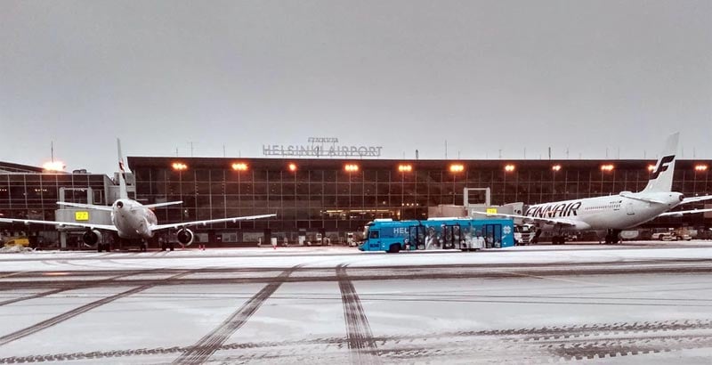 Helsinki Vantaa Flughafen Corona